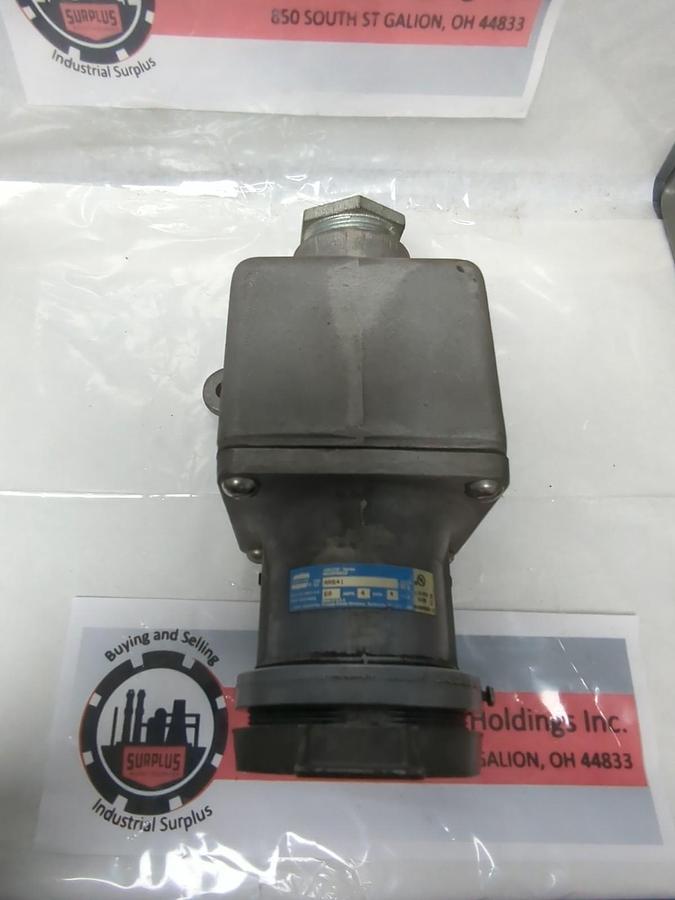Used CROUSE-HINDS,AR641,ARKTITE AR RECEPTACLE 60AMP 4-POLE4-WIRE PRE-OWNED