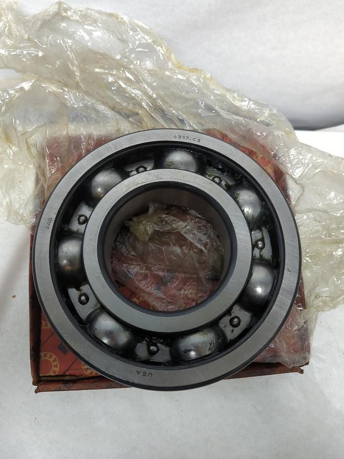 FAG,6317.2ZR.C3.L12,DEEP GROOVE BALL BEARING NOS