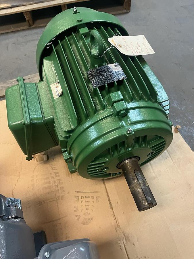 Used WEG,00712ET3E254T,CC029A MOTOR 7.5HP 1170RPM 3PH 254T