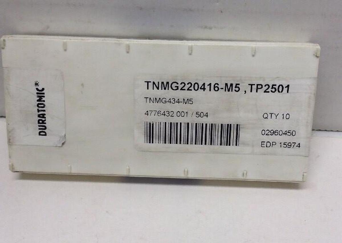 Seco,TNMG220416-M5 TP2501 EDP15974,TURNING INSERTS Duratomic Box of 10