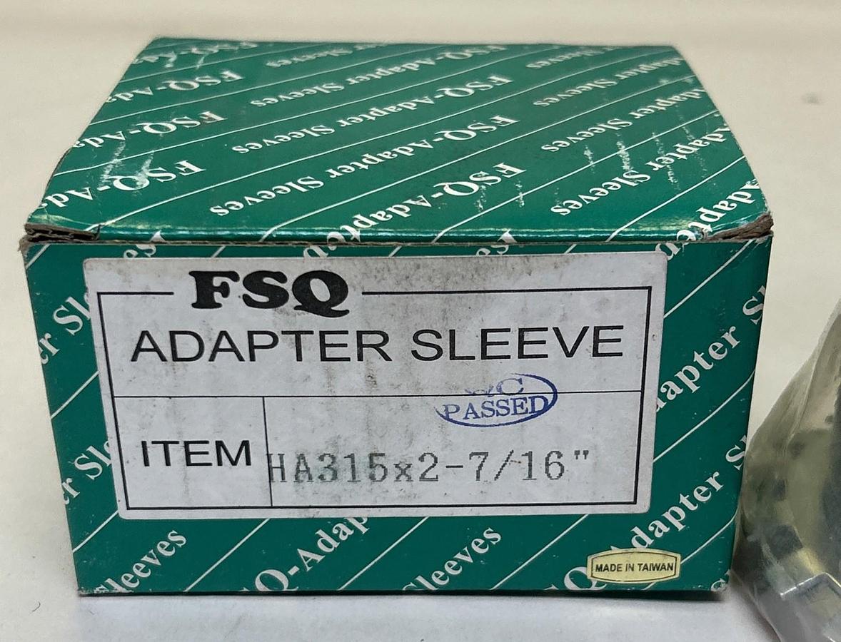 FSQ,SNW 15X2-7/16 INCH,BEARING ADAPTER NOS