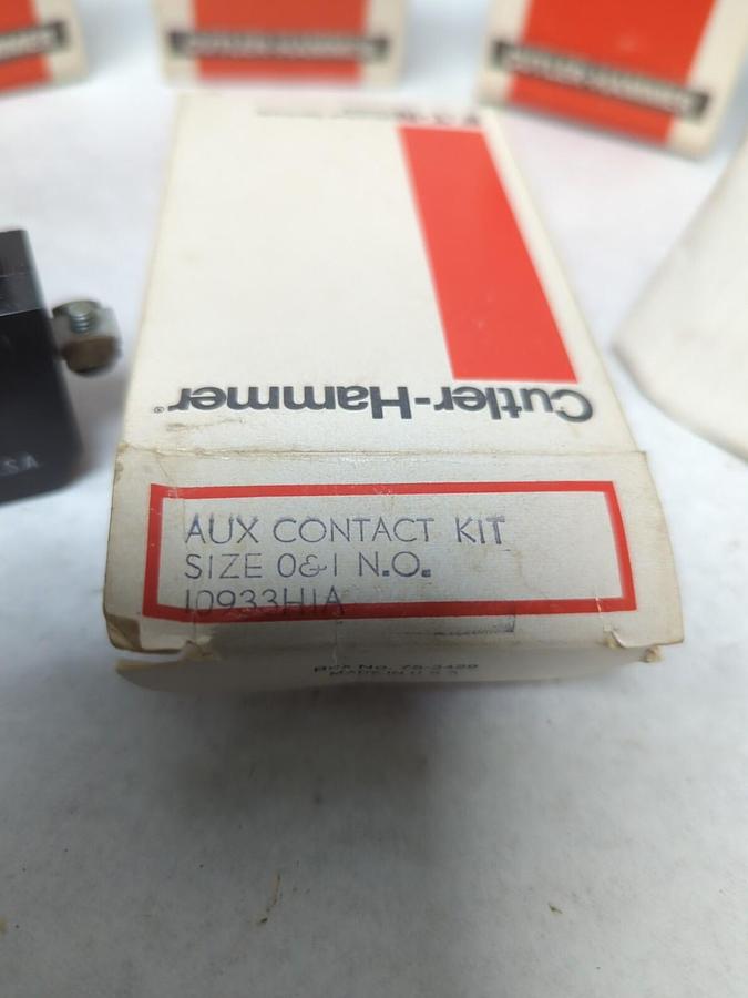 CUTLER-HAMMER,10933H1A,AUXILIARY CONTACTS FOR SIZE 0 & 1 LOT OF 5 NOS