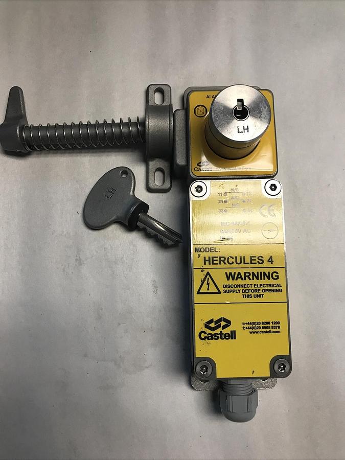 Castell Hercules,IC-019-015704 LH,4 Access Interlock with Safety Switch With Key