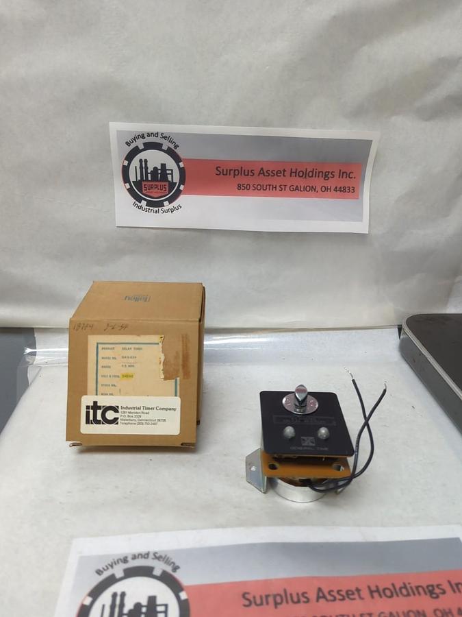 GENERAL TIME,DA11-034,DELAY TIMER RANGE 9.5 MIN 20A 125/250VAC NOS