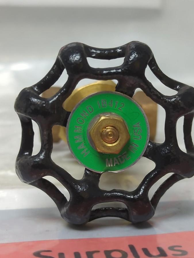 HAMMOND,IB412,BRONZE VALVE 3/8 INCH NPT NOS