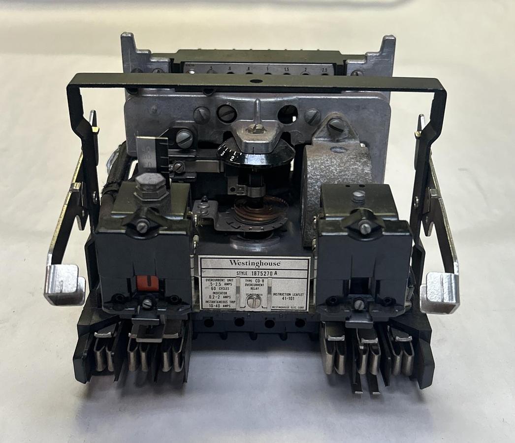 Used WESTINGHOUSE,1875270A,OVERCURRENT RELAY NO CASE