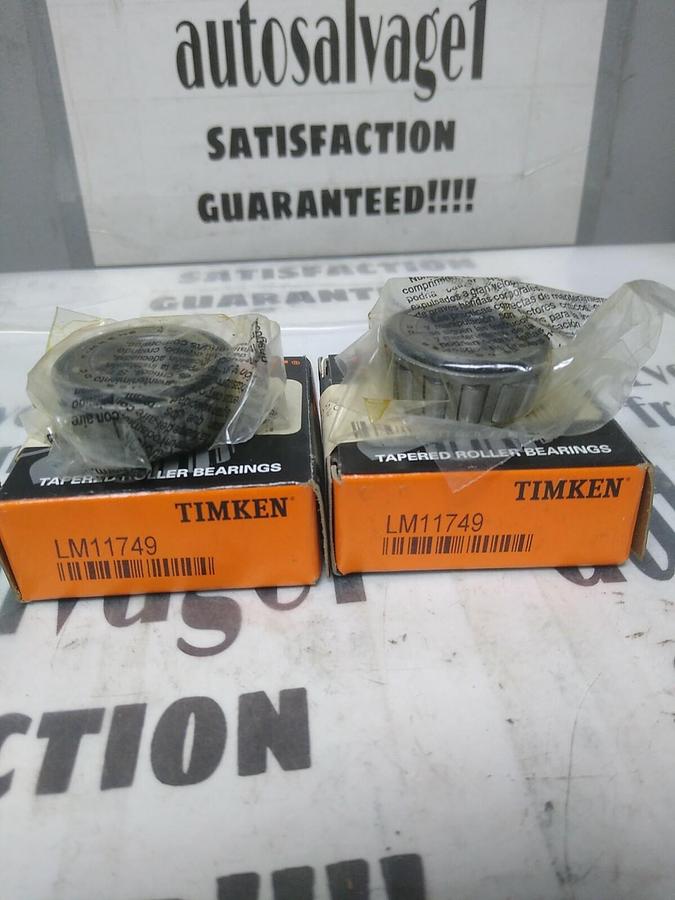 TIMKEN,LM11749,ROLLER BEARING CONE LOT OF 2 NOS