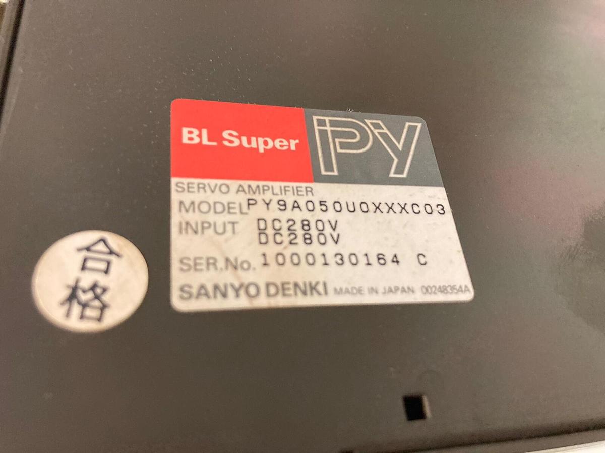 Used Sanyo Denki,PY9A050U0XXXC03,BL Super Servo Amplifier