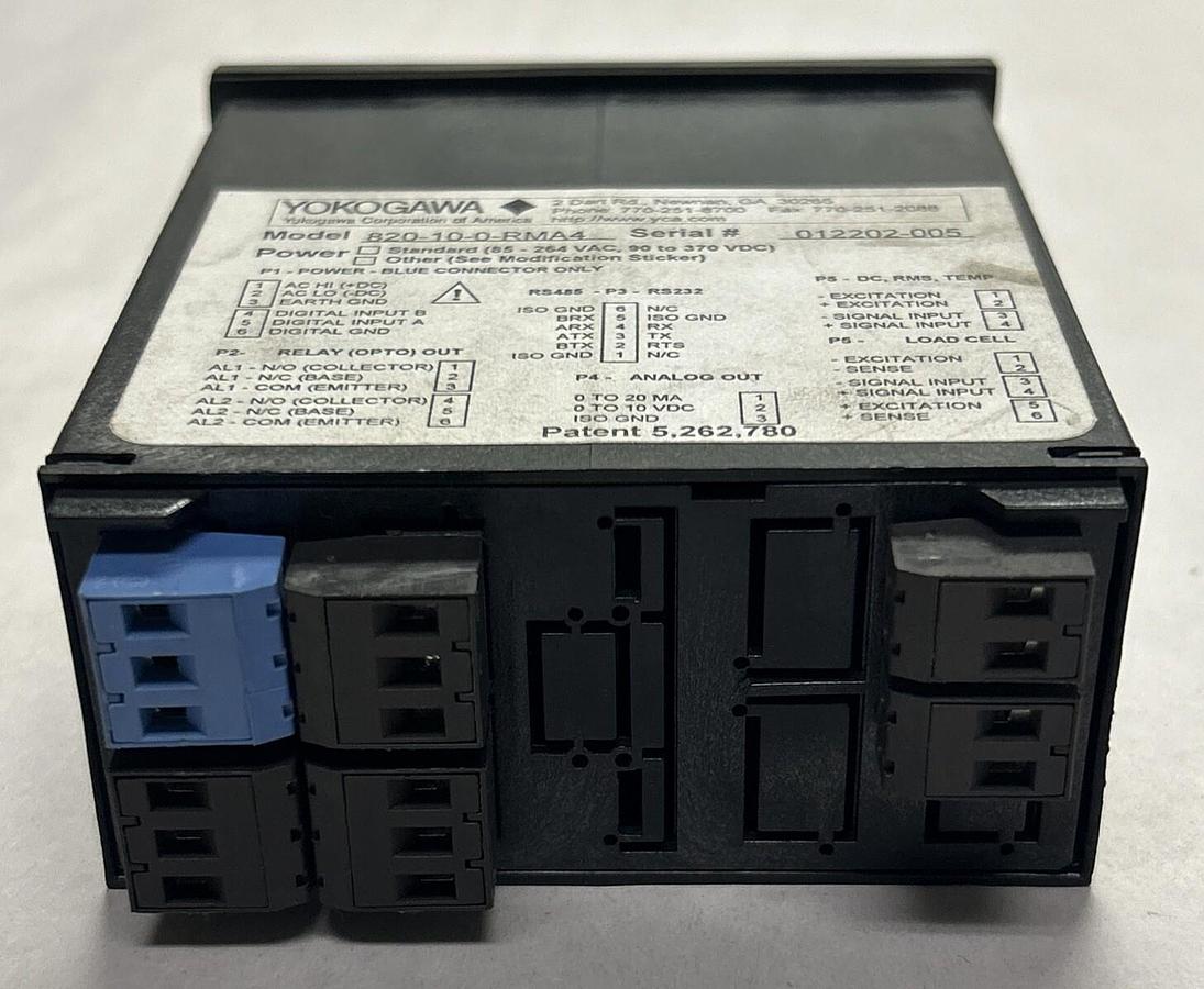 YOKOGAWA,820-10-0-RMA4,DIGITAL PANEL METER NOS