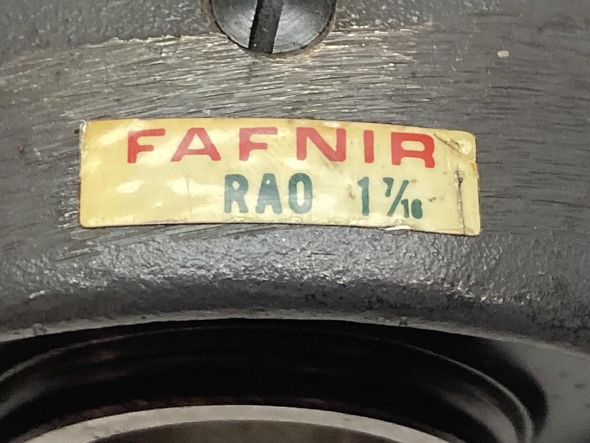 Used Fafnir,RAO 1 7/16,Pillow Block Bearing