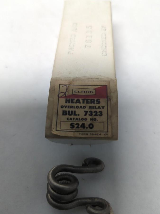 CLARK,S-24.0,OVERLOAD HEATER ELEMENT LOT OF 3 NOS