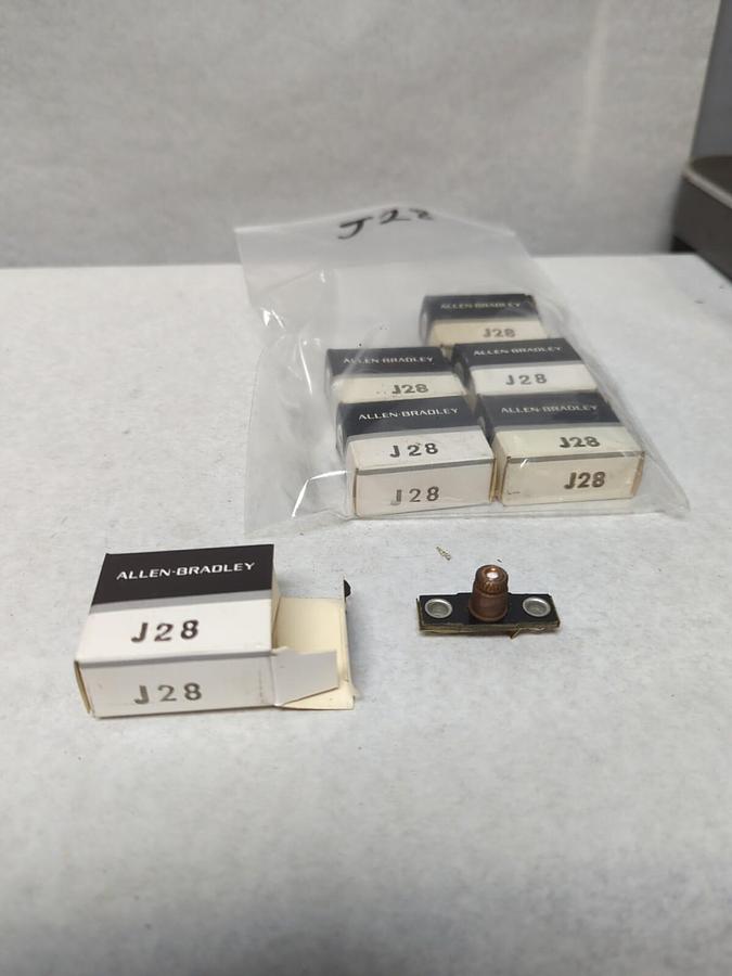 ALLEN BRADLEY,J28,THERMAL OVERLOAD HEATER ELEMENT LOT OF 6 NOS