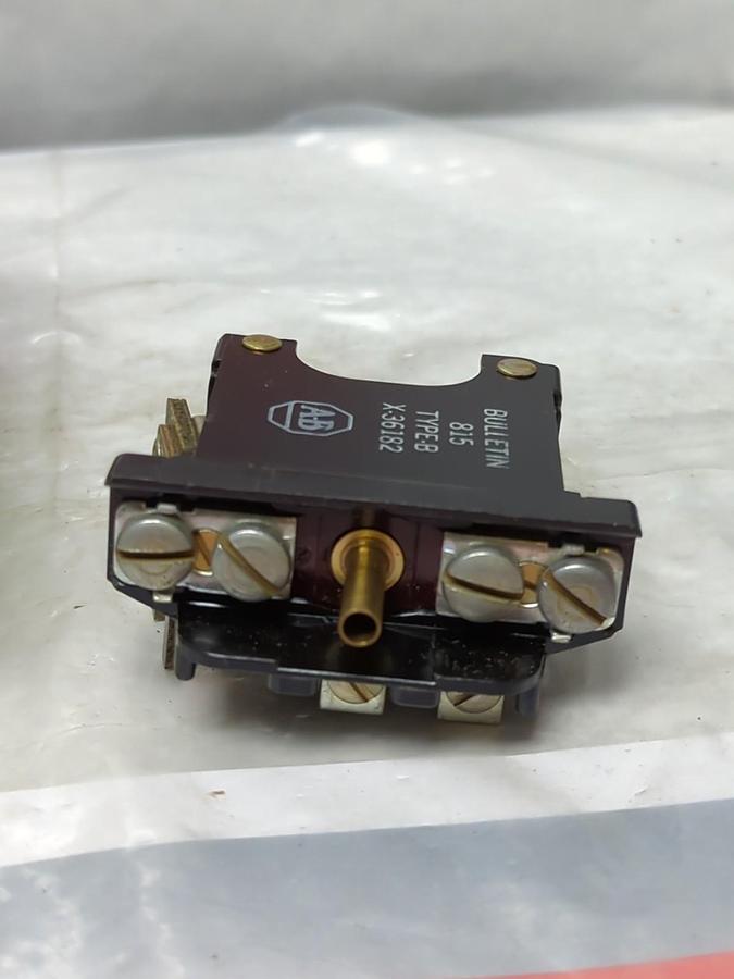 ALLEN BRADLEY,X-36182,L.H. OVERLOAD RELAY SIZE 0 & 1 NOS