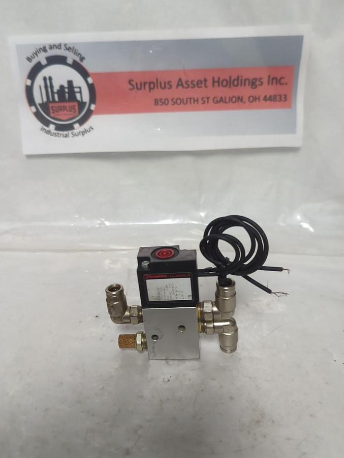Used HUMPHREY,410,SOLENOID VALVE ASSEMBLY 24VDC 4.5W 125PSI PRE-OWNED
