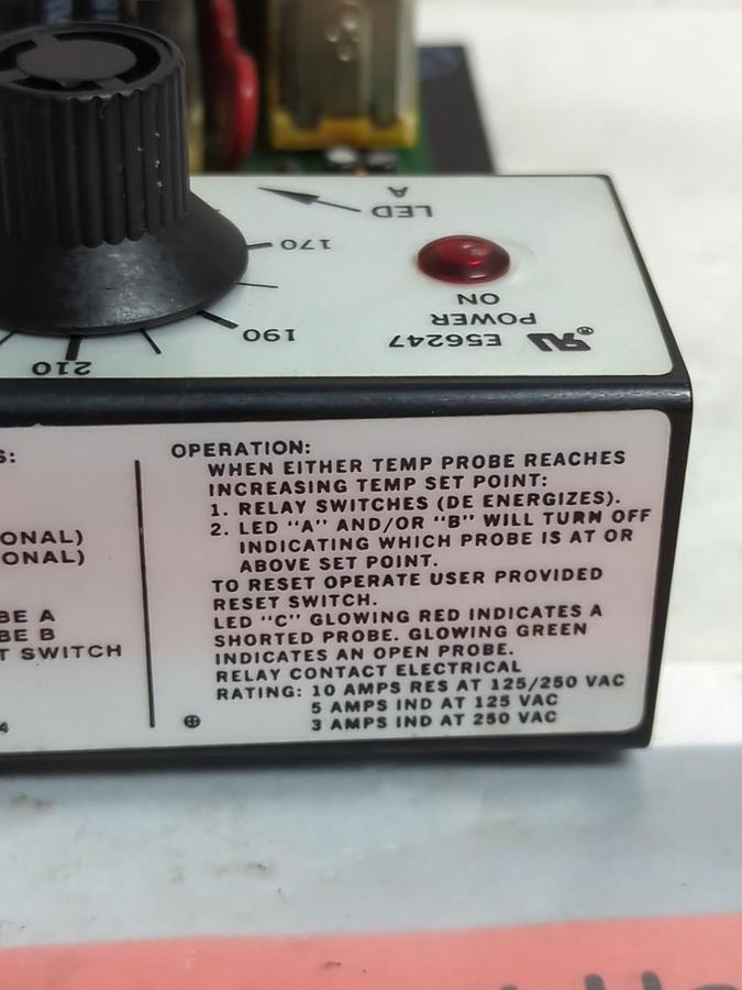 Used BARKSDALE,1B12S-23F-TH-Q4,TEMPERATURE CONTROLLER PRE-OWNED