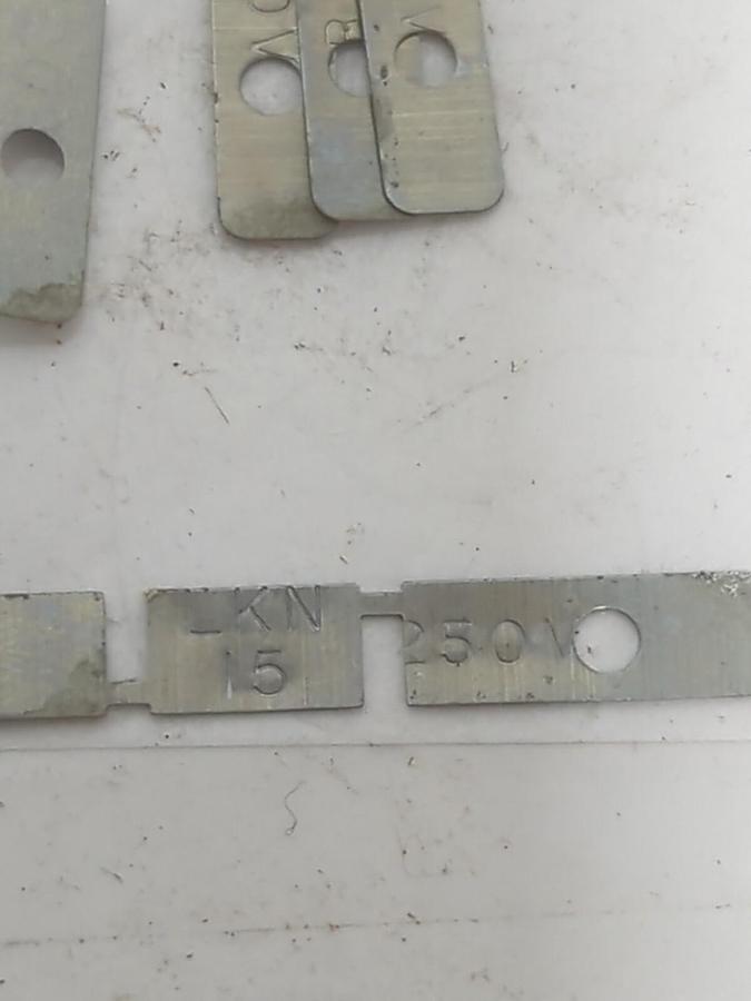 COOPER BUSSMANN,LKN-15,SUPER-LAG RENEWAL LINKS 250V LOT OF 100