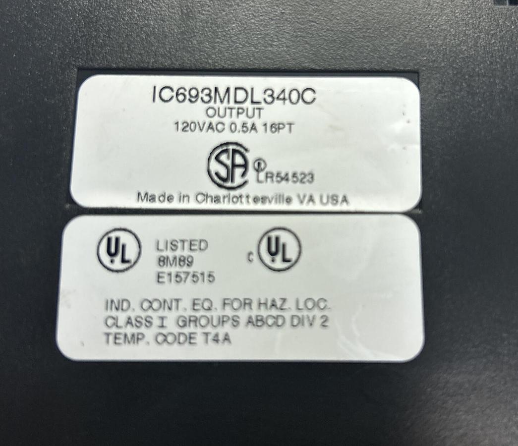Used GE FANUC,IC693MDL340C,OUTPUT MODULE