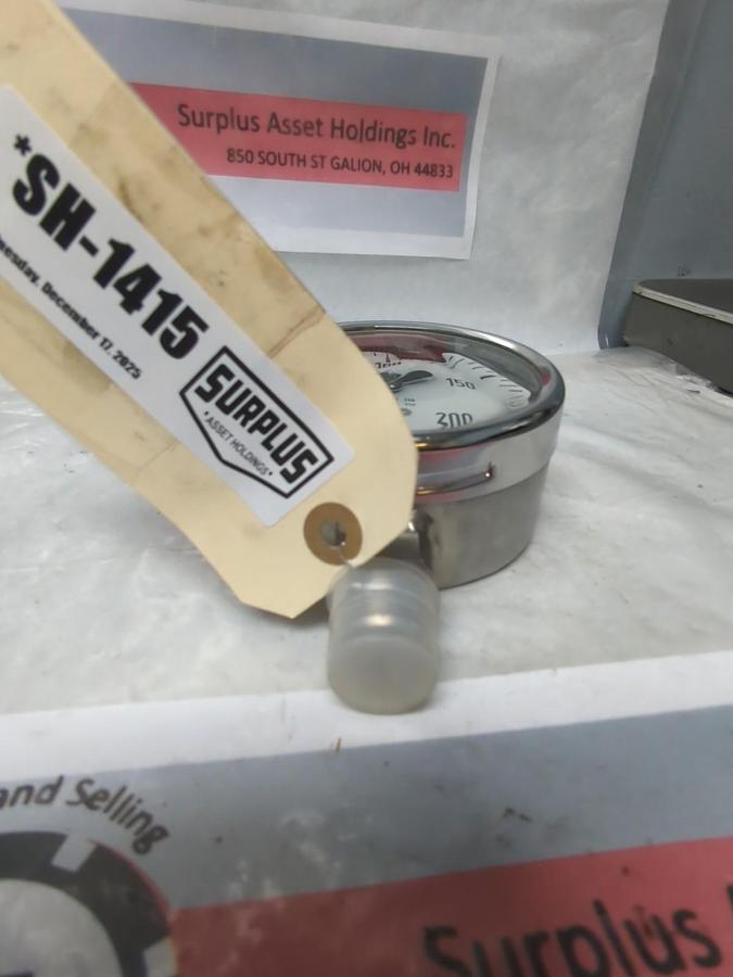 US GAUGE,100MM,GAUGE 0-200PSI MISSING BOX