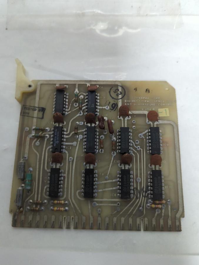 Used DYNAPAR,R304B,BIDIRECTIONAL SENCE LOGIC AND QUADRATURE CONTROL BOARD PRE-OWNED