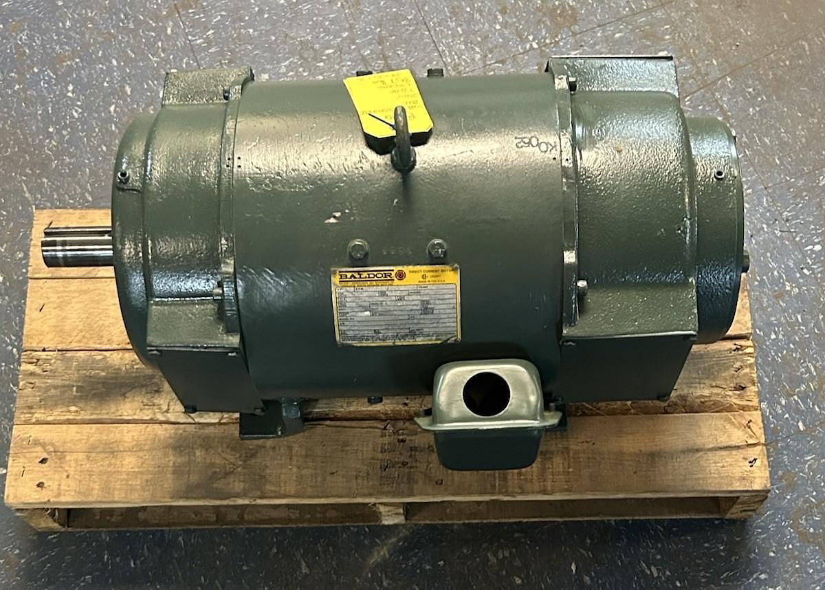 Used BALDOR,2580A440002000,DC MOTOR 7.5HP 240VDC 1750 RPM AD258AT FRAME