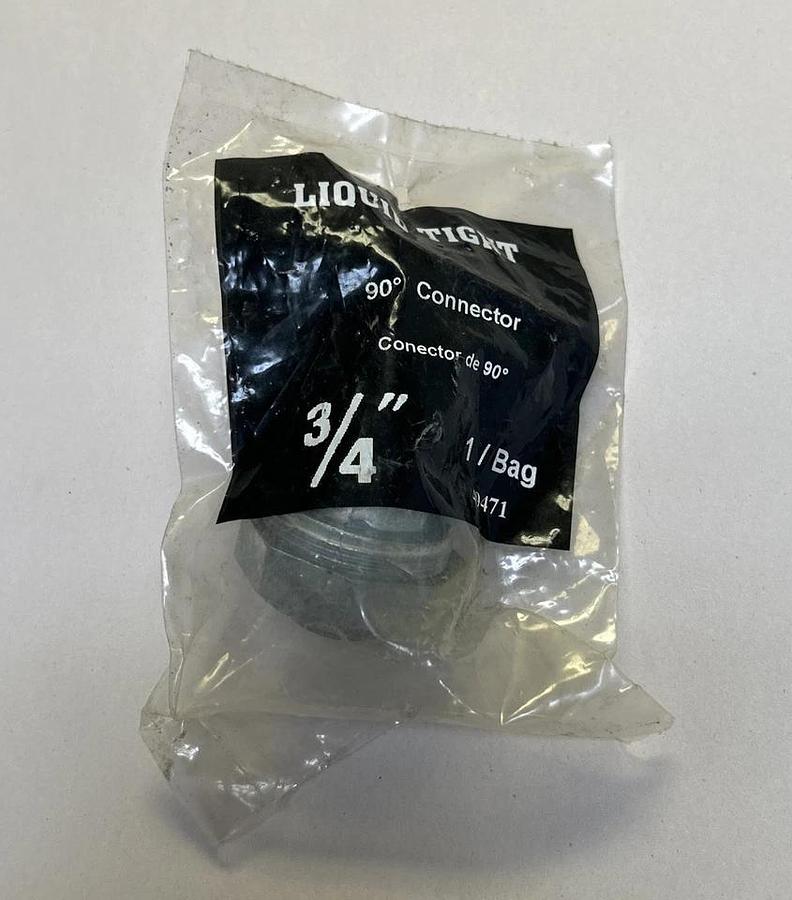 Used SIGMA ELECTRIC,49471,LIQUID TIGHT CONNECTOR 3/4INCH NEW