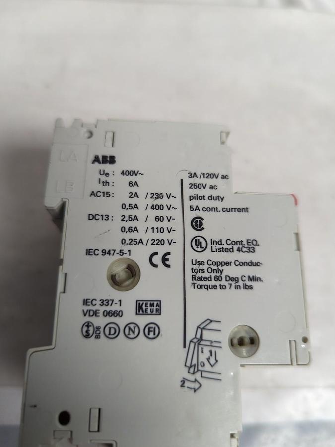 Used ABB,MS 325,MOTOR CIRCUIT BREAKER 690V~ PRE-OWNED