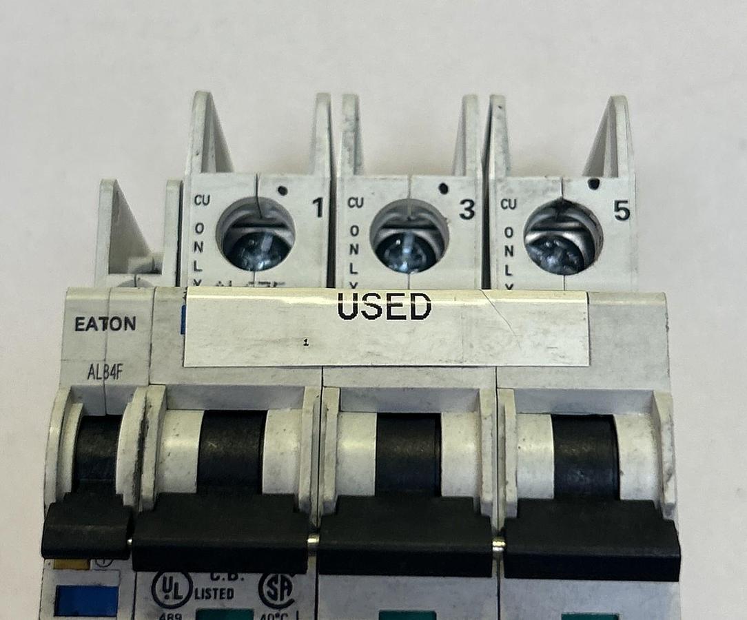 Used EATON,FAZ-D30/3-RT,CIRCUIT BREAKER 30A 480Y/277V 3P