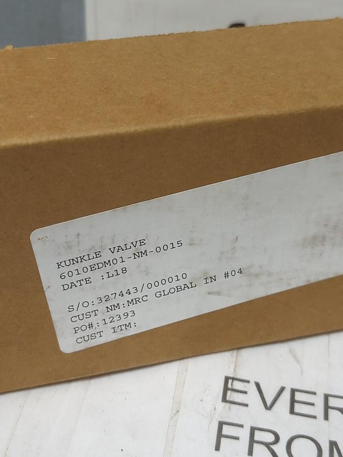 KUNKLE VALVE,6010EDM01-NM-0015,SAFETY RELIEF VALVE 3/4 INCH