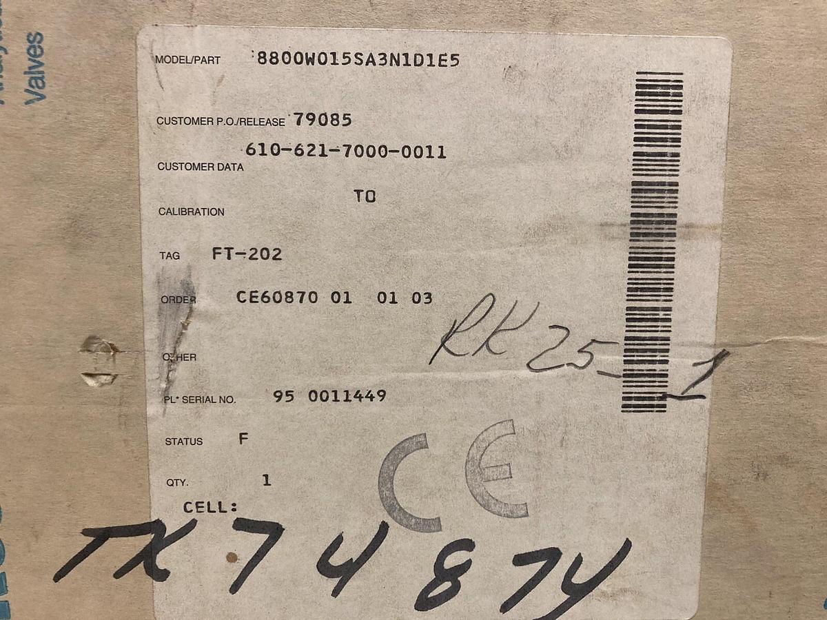 Rosemount,Model 8800,Vortex Flowmeter Extended Temperature Range Sensor