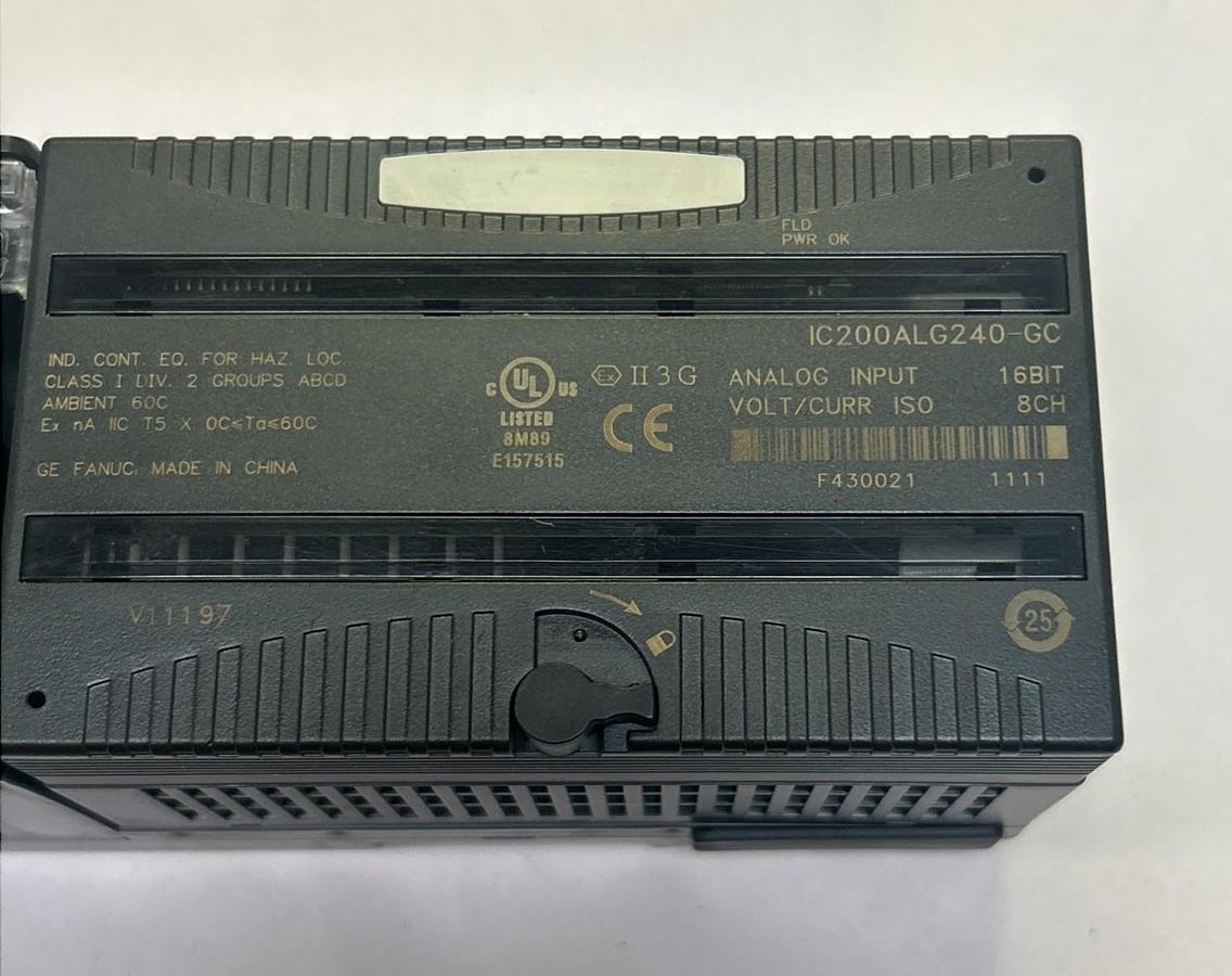 Used GE FANUC,IC200ALG240-GC,ANALOG INPUT MODULE