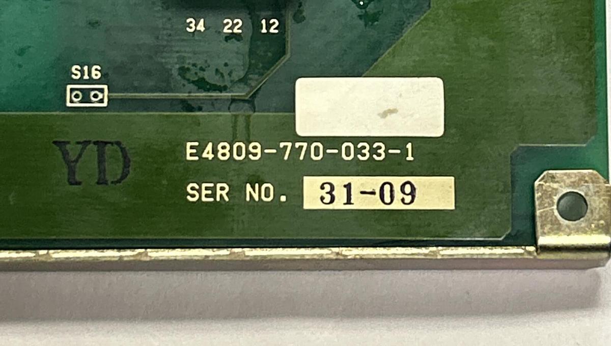 Used OKUMA,E4809-770-033-1,RELAY BOARD