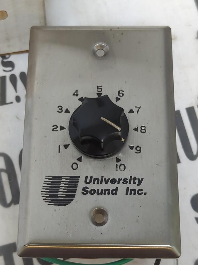UNIVERSITY SOUND INC,VC-1,WALL MOUNT VOLUME CONTROL NOS
