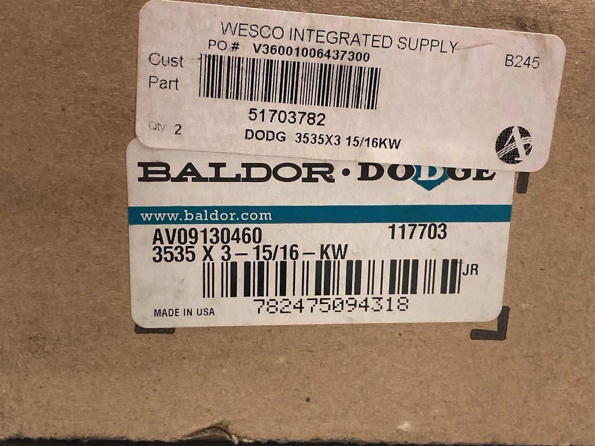 Baldor Dodge,AV09130460,117703 Coupling Hub 3535x3-15/16-KW