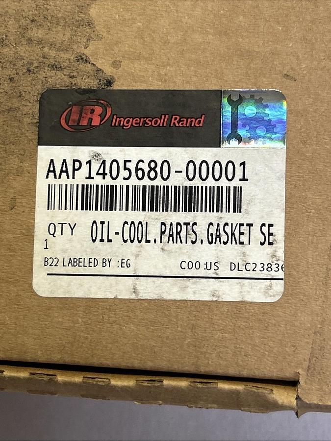 Used INGERSOLL RAND,AAP1405680-00001,OIL COOLER GASKET KIT NEW