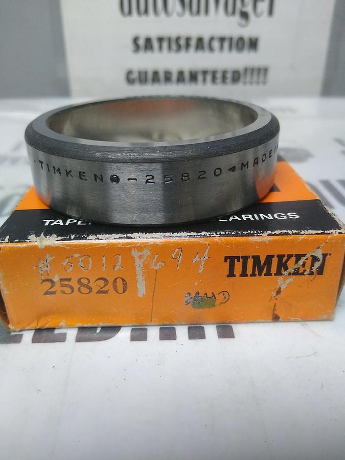 TIMKEN,25820,ROLLER BEARING CUP NOS