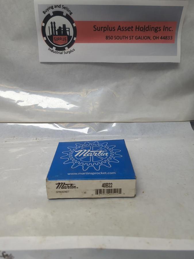 MARTIN,40B22,SPROCKET 40 CHAIN 22 TEETH NOS