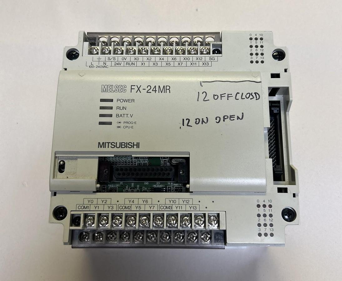 Used MITSUBISHI,FX-24MR-ES/UL,PROGRAMMABLE CONTROLLER