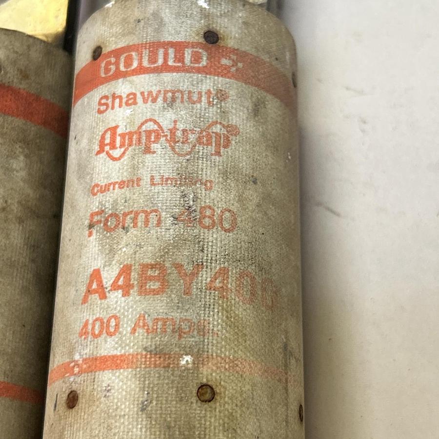 Used GOULD SHAWMUT,A4BY400,FUSE 400A 600V LOT OF 2