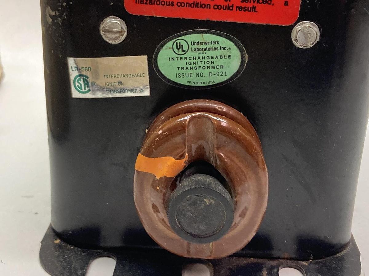 Used UL,D-921 LR-560,Interchangable Ignition Transformer