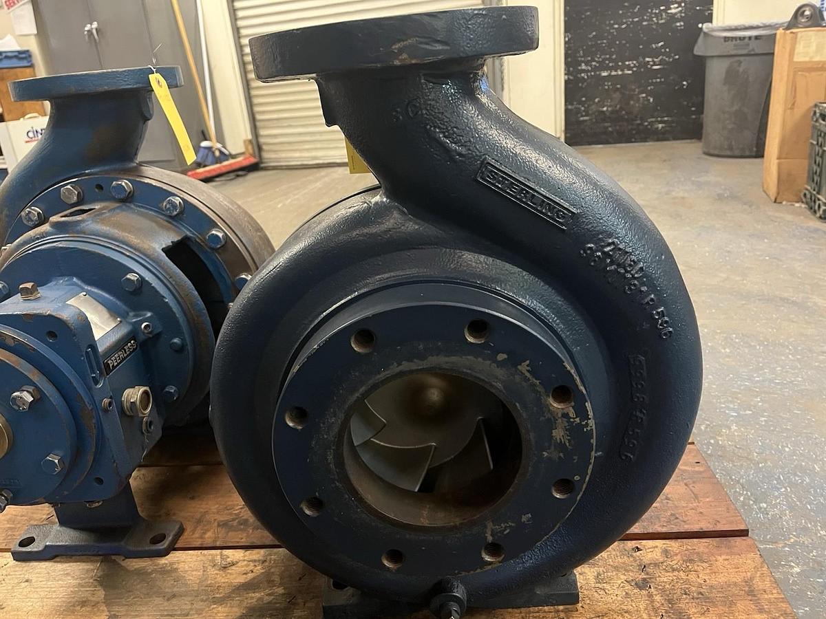 Used PEERLESS,8196L,CENTRIFUGAL PUMP 4X6X13 1000GPM
