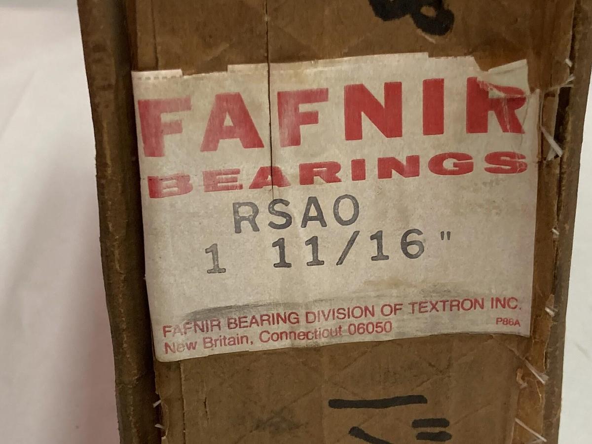 Used Fafnir,RSAO 1-11/16,Pillow Block Bearing