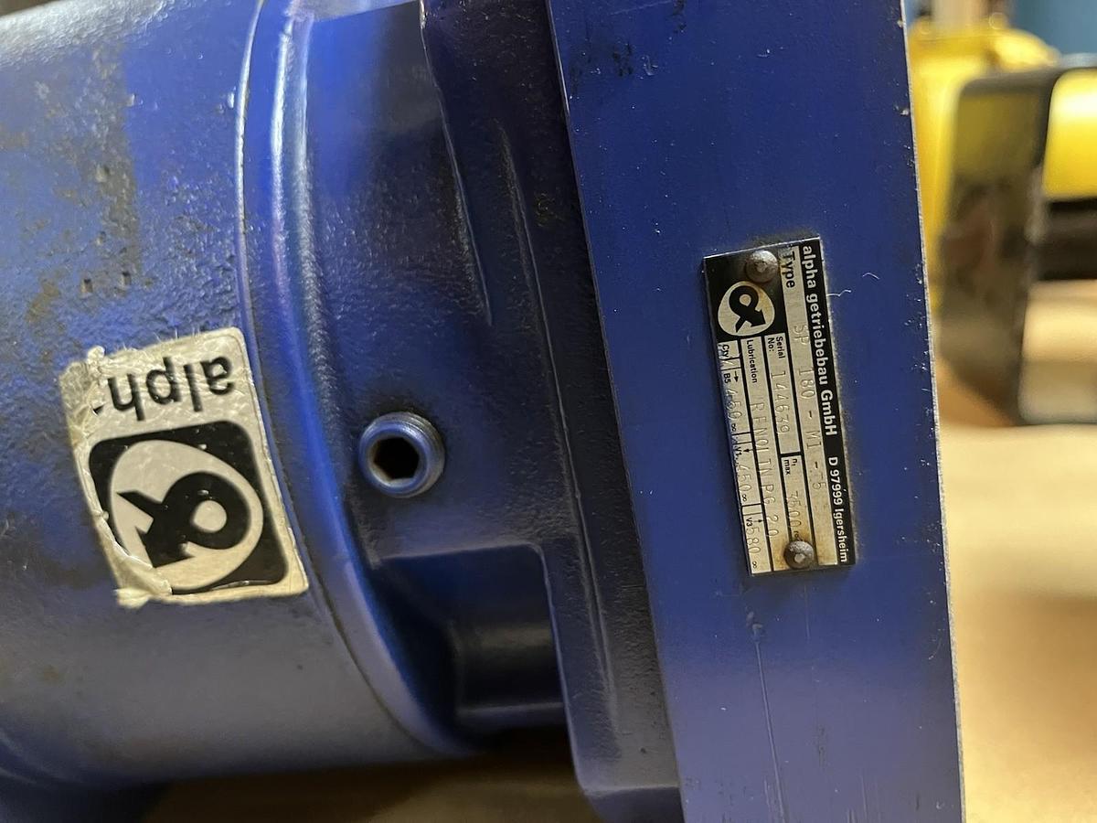 Used ALPHA GETRIEBEBAU GMbH,SP-180-M1-5,PLANETARY GEAR REDUCER