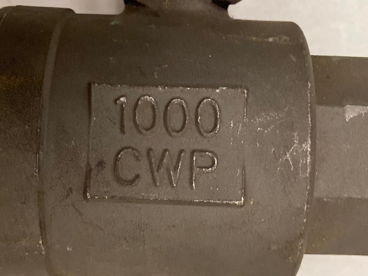 Jamesbury,1000 CWP,1-1/2 INCH WCB Valve