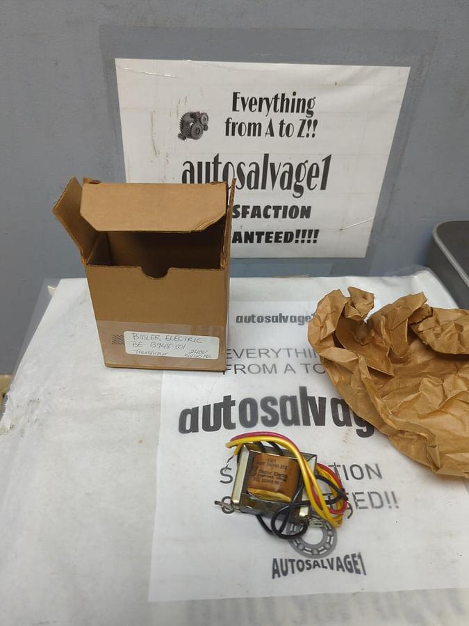 BASLER ELECTRIC,BE 13948-001,TRANSFORMER 240V 50/60HZ NOS