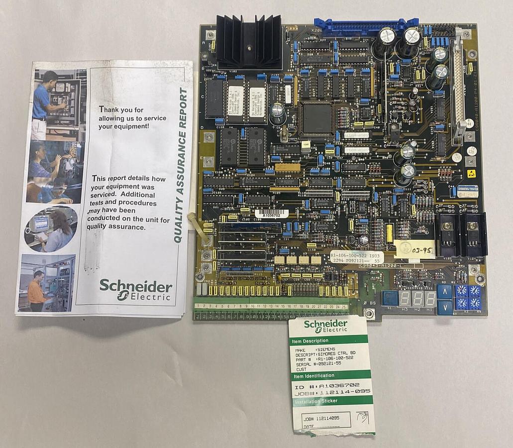 Used Siemens,R1-106-100-522,Control Circuit Board