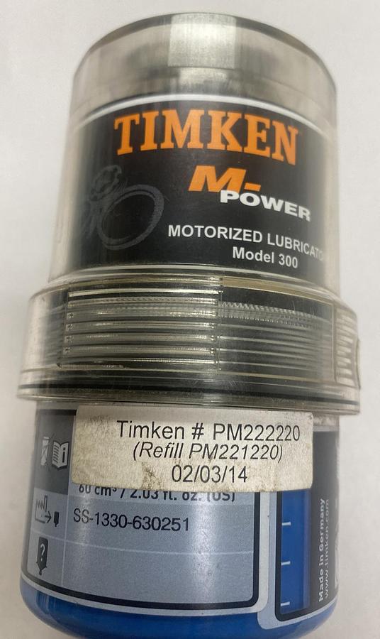 Timken,PM222220,M-Power Motorized Lubricator NOS
