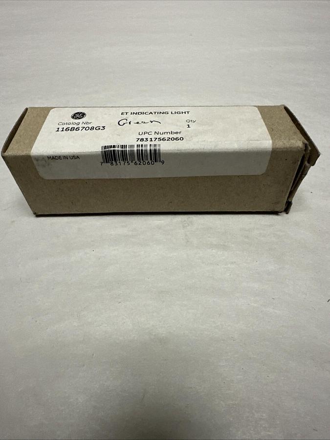 Used GE,116B6708G3,Green LED Panel Mount