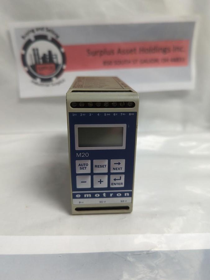 Used EMOTRON,EL-FI M20,SHAFT POWER MONITOR 3X380-500VAC PRE-OWNED