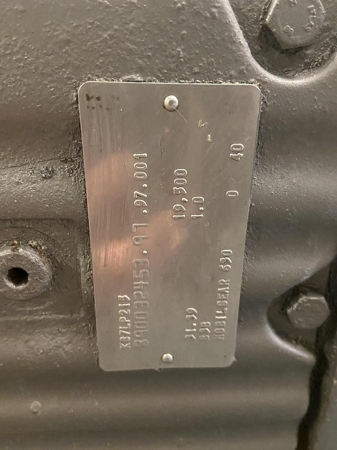 Used Sew Eurodrive,K87LP215,Gearmotor Ratio 31.39 10Hp Input 1760RPM