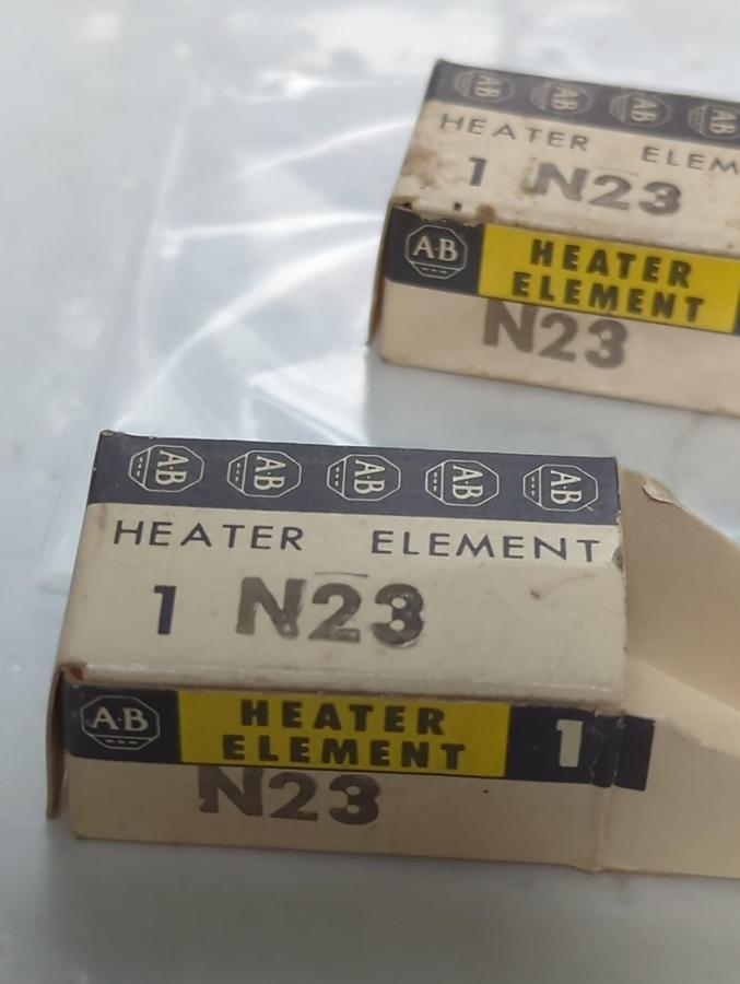 ALLEN BRADLEY,N23,THERMAL OVERLOAD HEATER ELEMENT LOT OF 3 NOS
